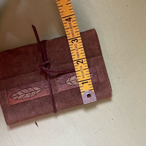 Little leather bound travel carry notebook. - Picture 8 of 8